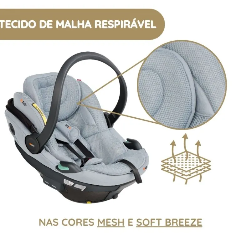 BeSafe Cadeira Auto Go Beyond 2 - Meadow Green SoftBreeze