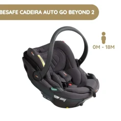 BeSafe Cadeira Auto Go Beyond 2 - Dark Grey Mélange