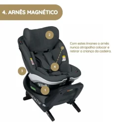 BeSafe Cadeira Auto iZi Turn i-Size - Anthracite Mesh