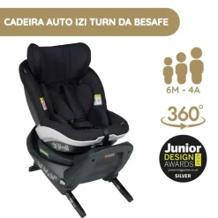 BeSafe Cadeira Auto iZi Turn i-Size - Fresh Black Cab