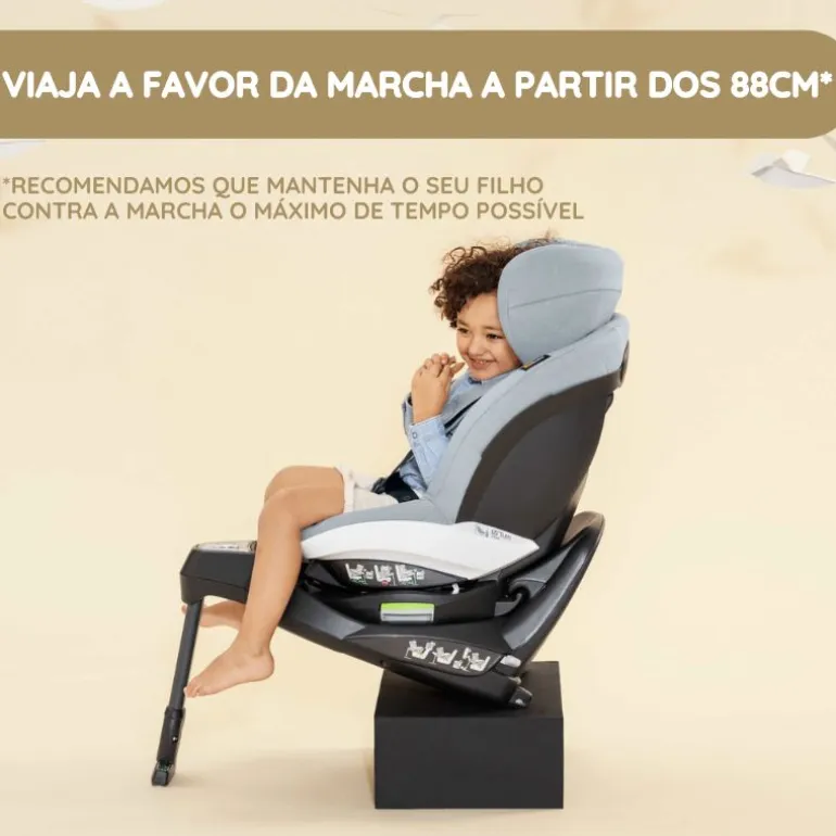 BeSafe Cadeira Auto iZi Turn i-Size - Sea Green Mélange