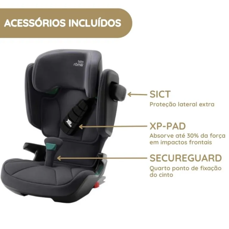 Britax Römer Cadeira Auto Kidfix I-Size - Storm Grey