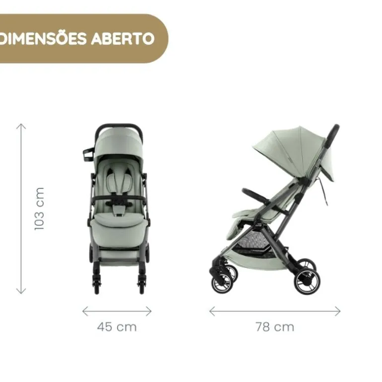 Britax Römer Carrinho de Bebé Flylite - Teak