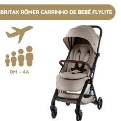 Britax Römer Carrinho de Bebé Flylite - Teak