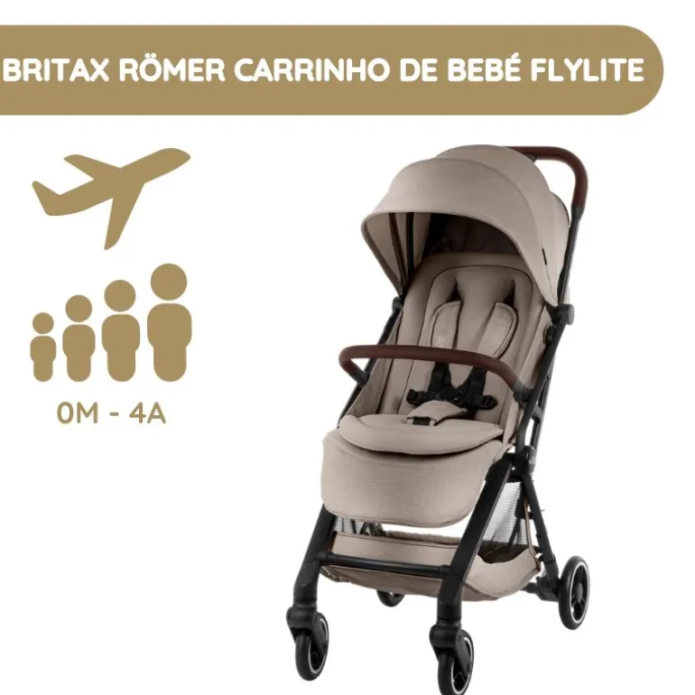 Britax Römer Carrinho de Bebé Flylite - Teak