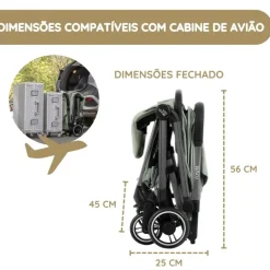 Britax Römer Carrinho de Bebé Flylite - Teak