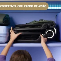 Bugaboo Carrinho de Bebé Butterfly - Black/Forest Green
