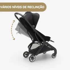 Bugaboo Carrinho de Bebé Butterfly - Black/Midnight Black