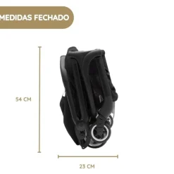Bugaboo Carrinho de Bebé Butterfly - Black/Midnight Black