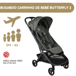 Bugaboo Carrinho de Bebé Butterfly 2 - Forest Green