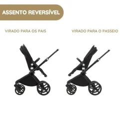 Bugaboo Carrinho de Bebé Fox Cub completo - Midnight black