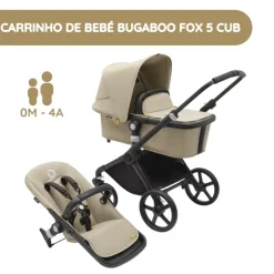Bugaboo Carrinho de Bebé Fox Cub completo - Desert Taupe
