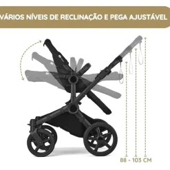 Bugaboo Donkey 6 Carrinho de Bebé - Cocoa Brown