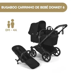Bugaboo Donkey 6 Carrinho de Bebé - Heritage Black