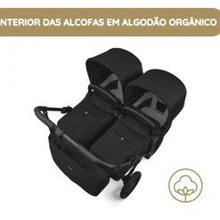 Bugaboo Donkey 6 Carrinho de Gémeos - Fern Green