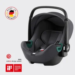 Cadeira Auto Baby-Safe 3 i-Size da Britax Römer - Dos 0 aos 15 meses com tecnologia "lie-flat" - Midnight Grey