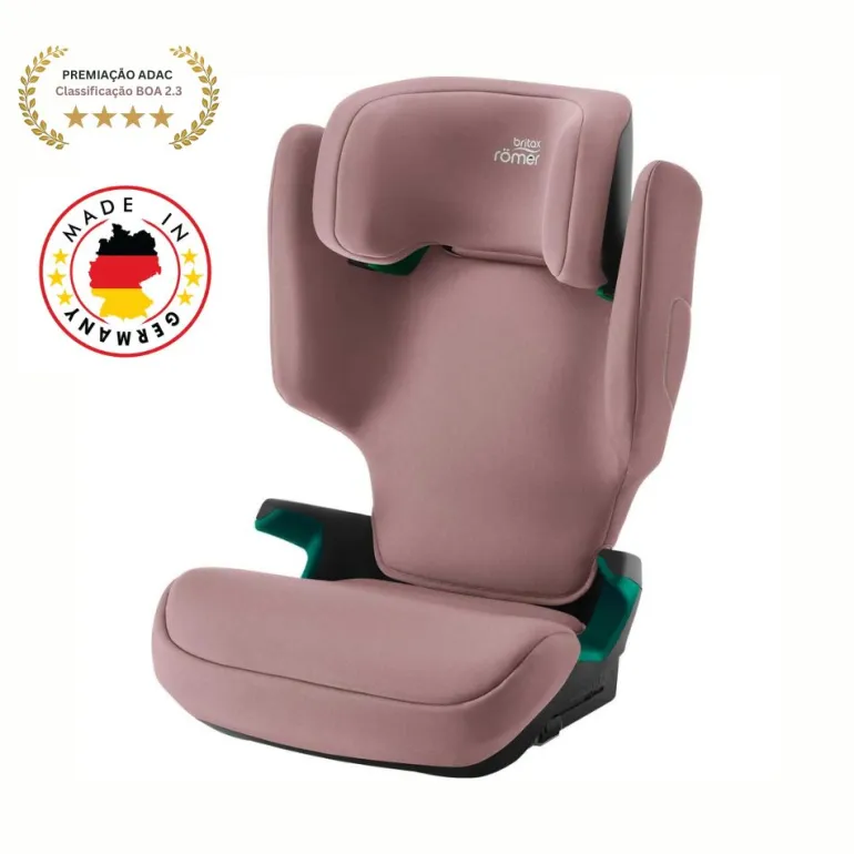 Cadeira Auto Discovery PLUS 2 da Britax Romer - Dusty Rose dos 3.5 aos 12 anos