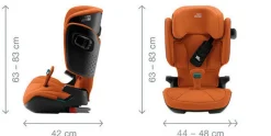 Cadeira Auto elevatória Kidfix i-Size da Britax Romer - Jade Green dos 3.5 aos 12 anos