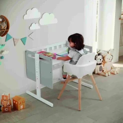 Cama Co-Sleep You & Me Plus da Micuna - Branco/Natural