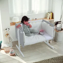 Cama Co-Sleep You & Me Plus da Micuna - Natural