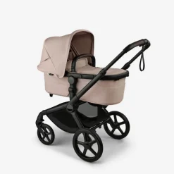 Carrinho de Bebé Bugaboo Fox 5 Renew - Negro/Desert Taupe Melange