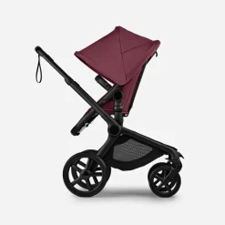 Carrinho de Bebé Bugaboo Fox 5 Renew - Negro/Vermelho Cereja