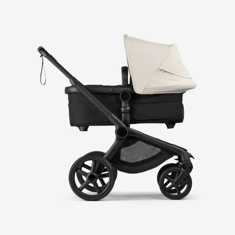 Carrinho de Bebé Bugaboo Fox 5 Renew - Negro/Negro Clássico-Branco Neblina