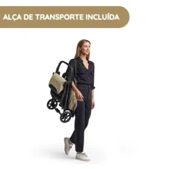 Carrinho de Bebé Compacto Quid 3 da Inglesina - Cosmic Black