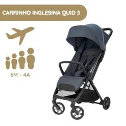Carrinho de Bebé Compacto Quid 3 da Inglesina - Astral Blue