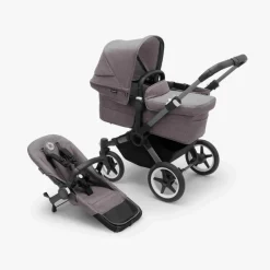 Carrinho de Bebé Donkey 5 Mono Completo da Bugaboo - Cresce com a família - Graphite/Gris Melange
