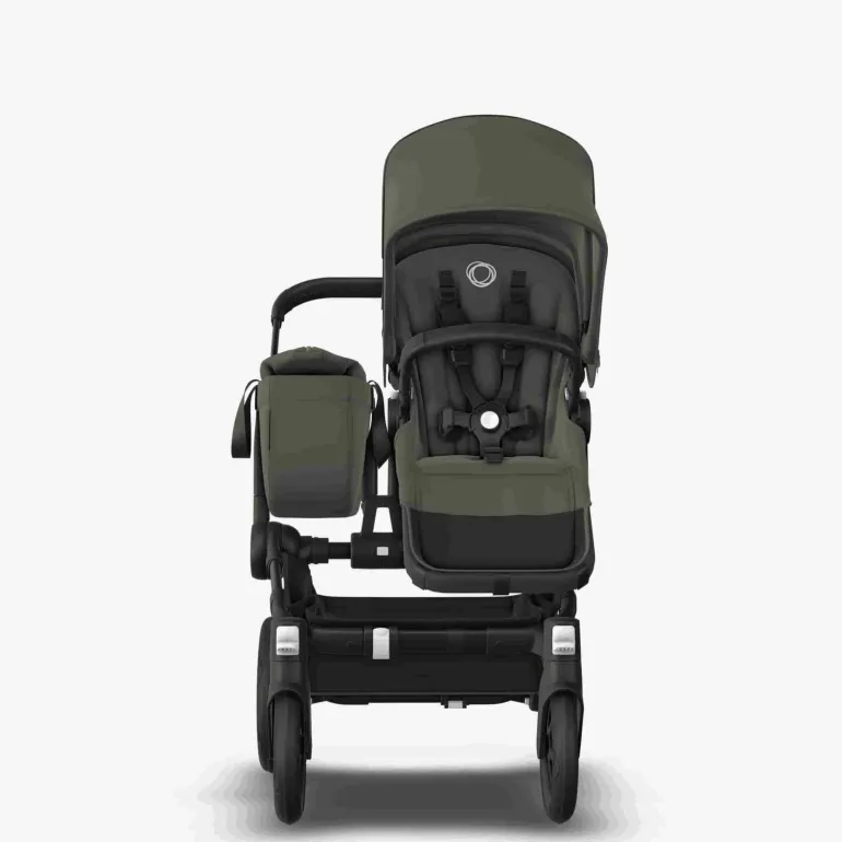 Carrinho de Bebé Donkey 5 Mono Completo da Bugaboo - Cresce com a família - Black/Forest Green