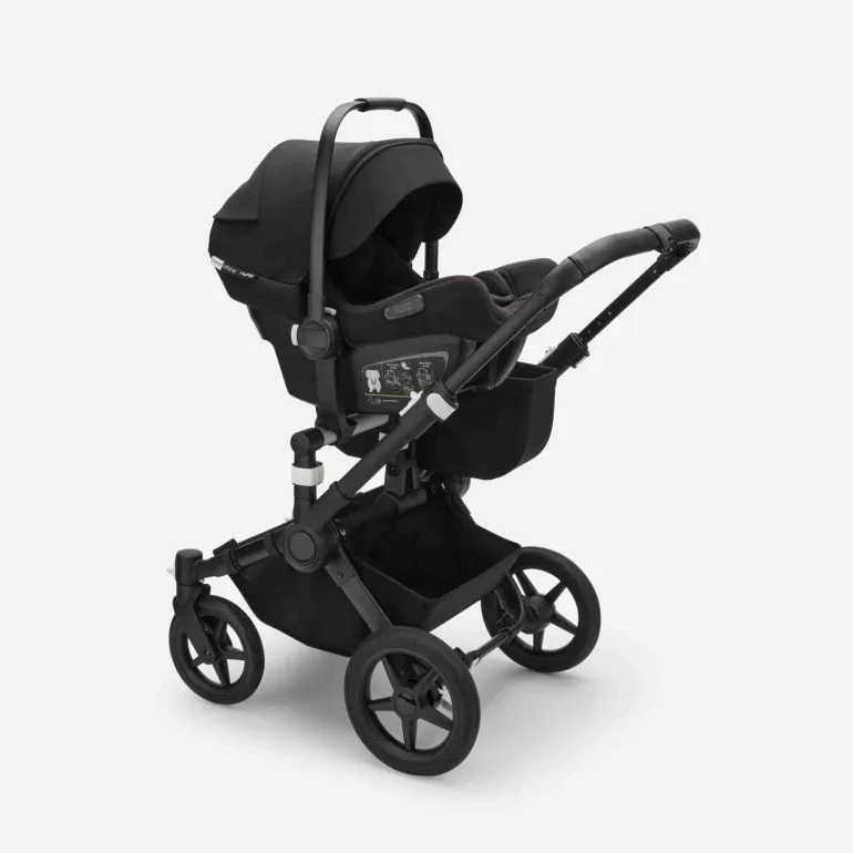 Carrinho de Bebé Donkey 5 Mono Completo da Bugaboo - Cresce com a família - Black/Forest Green