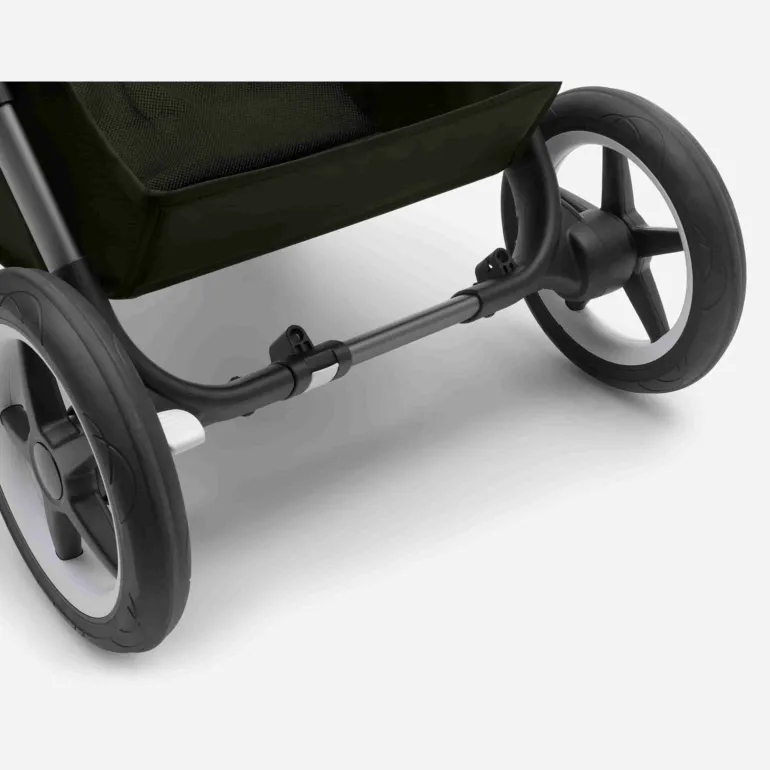 Carrinho de Bebé Donkey 5 Mono Completo da Bugaboo - Cresce com a família - Black/Forest Green