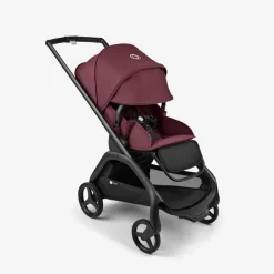 Carrinho de Bebé Dragonfly Completo da Bugaboo - Black/Dark Cherry