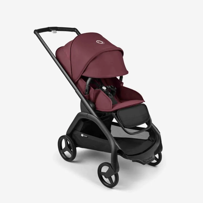 Carrinho de Bebé Dragonfly Completo da Bugaboo - Black/Dark Cherry