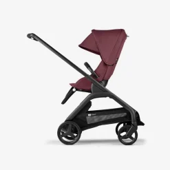 Carrinho de Bebé Dragonfly Completo da Bugaboo - Black/Dark Cherry