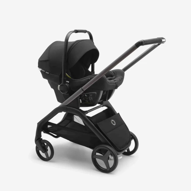 Carrinho de Bebé Dragonfly Completo da Bugaboo - Black/Dark Cherry