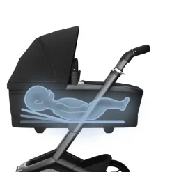 Carrinho de Bebé Fame + Alcofa da Maxi-Cosi - Conforto premium dos 0 meses aos 4 anos - Twillic Black