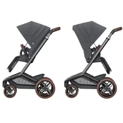 Carrinho de Bebé Fame + Alcofa da Maxi-Cosi - Conforto premium dos 0 meses aos 4 anos - Twillic Graphite