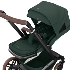 Carrinho de Bebé Fame + Alcofa da Maxi-Cosi - Conforto premium dos 0 meses aos 4 anos - Twillic Green