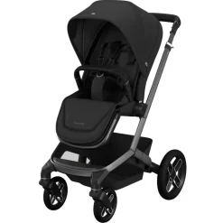 Carrinho de Bebé Fame da Maxi-Cosi - Conforto premium dos 0 meses aos 4 anos - Twillic Black