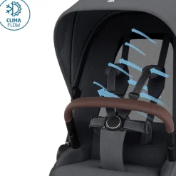 Carrinho de Bebé Fame da Maxi-Cosi - Conforto premium dos 0 meses aos 4 anos - Twillic Graphite