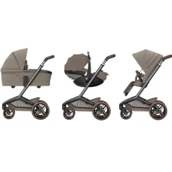 Carrinho de Bebé Fame da Maxi-Cosi - Conforto premium dos 0 meses aos 4 anos - Twillic Truffle