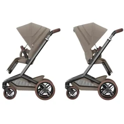 Carrinho de Bebé Fame da Maxi-Cosi - Conforto premium dos 0 meses aos 4 anos - Twillic Truffle