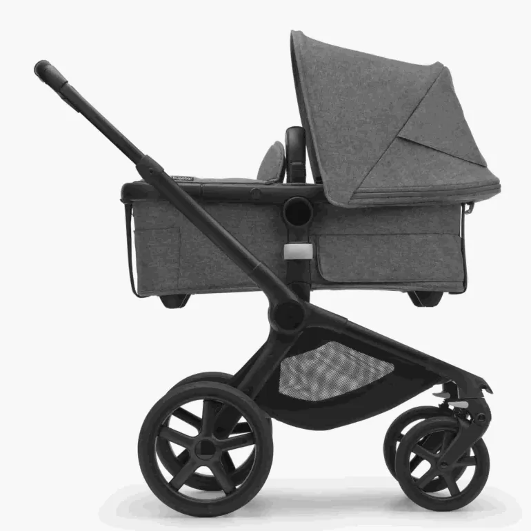 Carrinho de Bebé Fox 5 Completo da Bugaboo - Black/Grey Melange