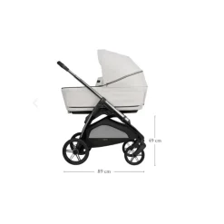 Carrinho de Bebé Inglesina Aptica System Quattro - Crystal Grey