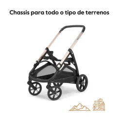 Carrinho de Bebé Inglesina Aptica System Quattro - Marble Grey