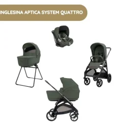 Carrinho de Bebé Inglesina Aptica System Quattro - Ivy Green