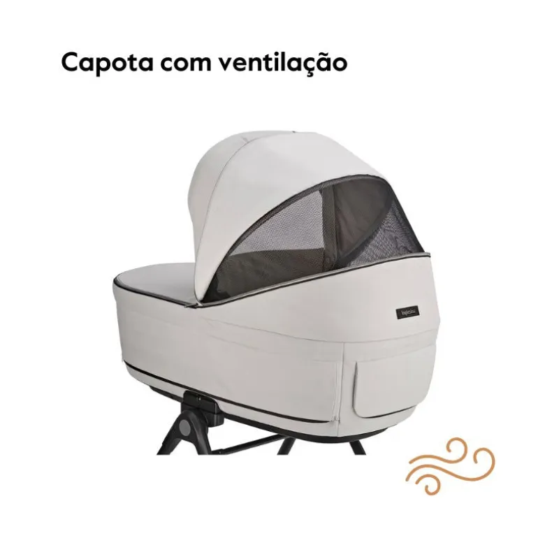 Carrinho de Bebé Inglesina Aptica System Duo - Marble Grey