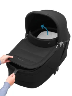 Carrinho de Bebé Oxford Plus da Maxi-Cosi - Sistema de viagem 3-em-1 - Twillic Black